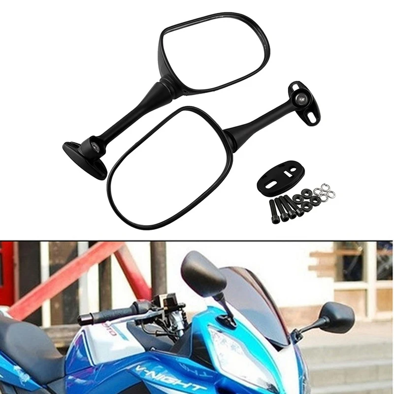 MOTORCYCLE REARVIEW MIRRORS FOR 2003-2008 HONDA CBR 600RR 1000RR REPLACEMENT