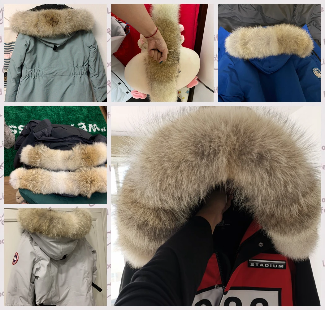 Coyote fur hood trim Clearance