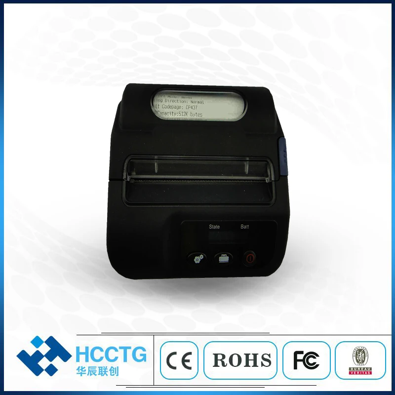 

China 80mm 3'' Portable Mobile Super Battery Bluetooth Thermal Barcode Printer HCC-L31