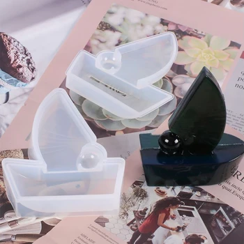 

Silicone Sailing Boat Resin Casting Molds, Epoxy DIY Casting Mold for Craft Art Making Resin Home Table Decoration