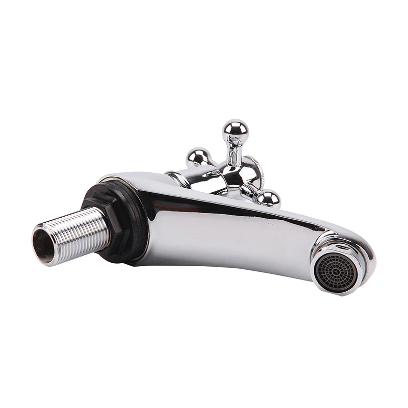 2 Taps Twin Hot and Cold Pair Tap Traditional Bath Bathroom Basin& Sink Chrome