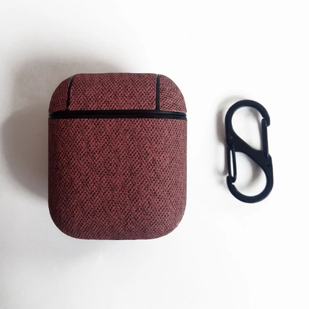 Кожаный чехол для наушников Aipods 2 1 беспроводная Bluetooth зарядка полный корпус