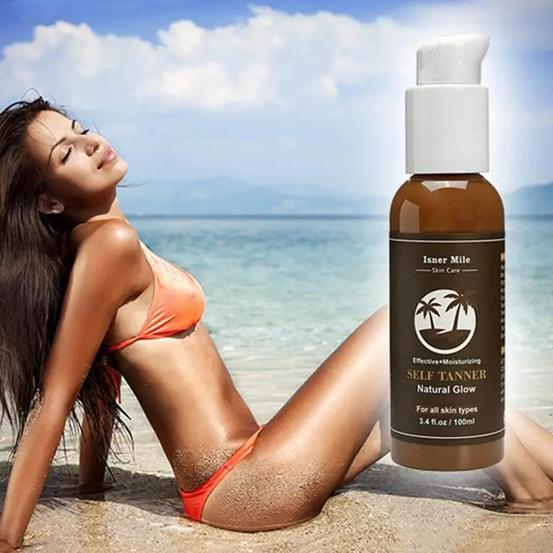 100ml Suntan Cream Beach Tanning Tanning Day Tanner Natural Sunscreen Bronzer Cream Protect Lotion