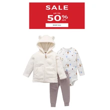 Bébé garçon vêtements d'hiver à capuche manteau polaire + barboteuse + pantalon nouveau-né fille vêtements bébés tenue à manches longues infantile ensemble fermeture éclair 2019(China)