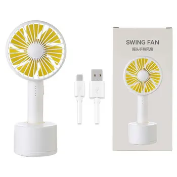 

Hand-held Aromatherapy Moving Head Fan Usb Charging 120 Degree Rotation Creative Mini Usb Charging Fan Student Fan Portable Fan