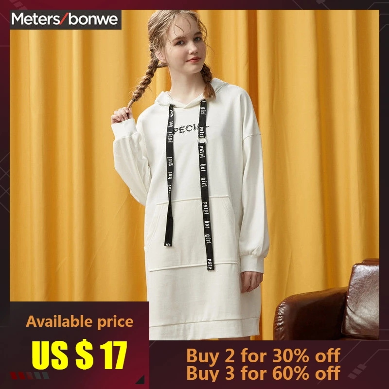 

Metersbonwe brand Ladies'Dresses New Spring Chic Embroidered Fashion Sanitary Dresses Loose