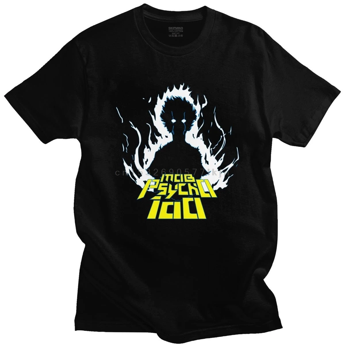 Cool Mob Psycho 100 футболка мужская с коротким рукавом хлопковая Футболка мангой Shigeo