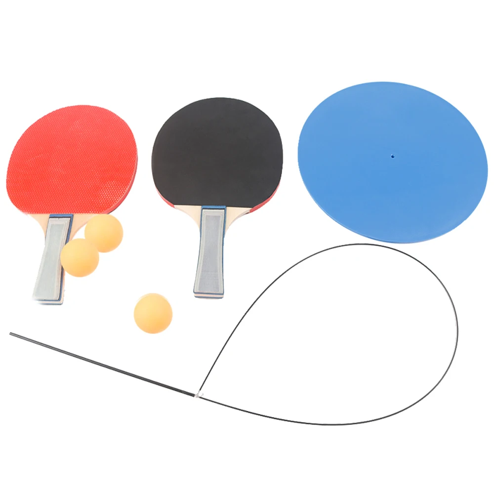 

Table Tennis Trainer Racquet Ping Pong Racquets and Balls Base Training Practice Set Table Tennis Training Kit