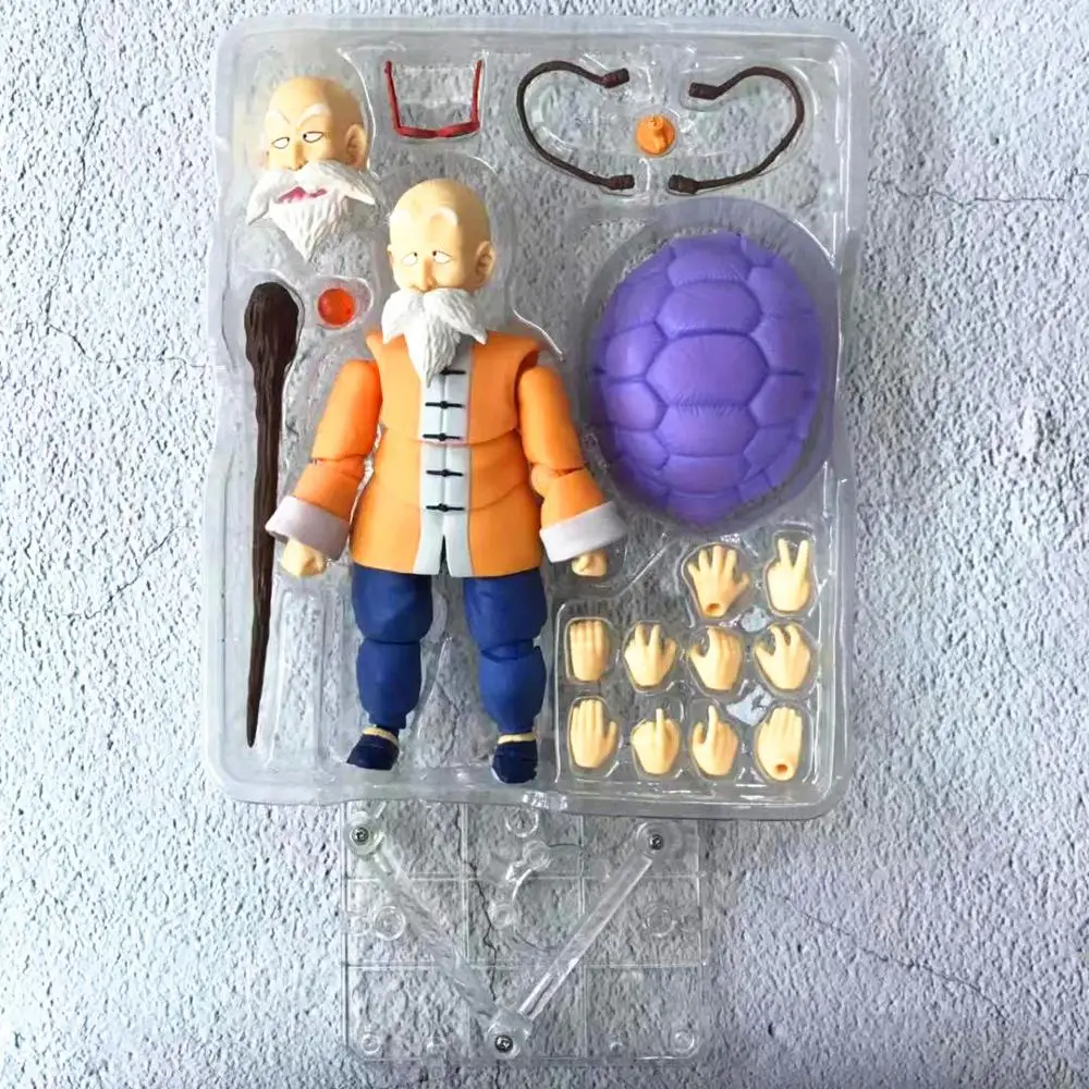 Dragon Ball Z Master Roshi ПВХ Фигурки подвижные аниме игрушки Dragon Ball Супер Каме сеннин фигурка игрушки 140 мм