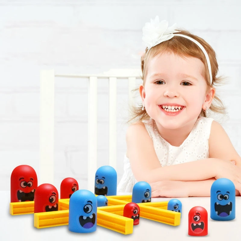 Tic Tac Toe Game Board Games of Big Eat Small Games Set for Kids and Family Classic Board Game Accessaries S06 21