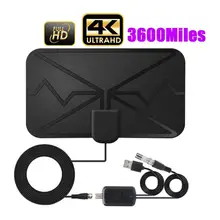 3600 Miles 4K HDTV Digital Antenna Indoor TV Amplifier Signal Booster DVB-T2 Antenna CBS Freeview Digital Antenna Channel