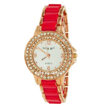 

relogio feminino Woman Watch Fashion Quartz Imitation Ceramic Band Bracelet Watches Women Rhinestone Watches horloges vrouwen