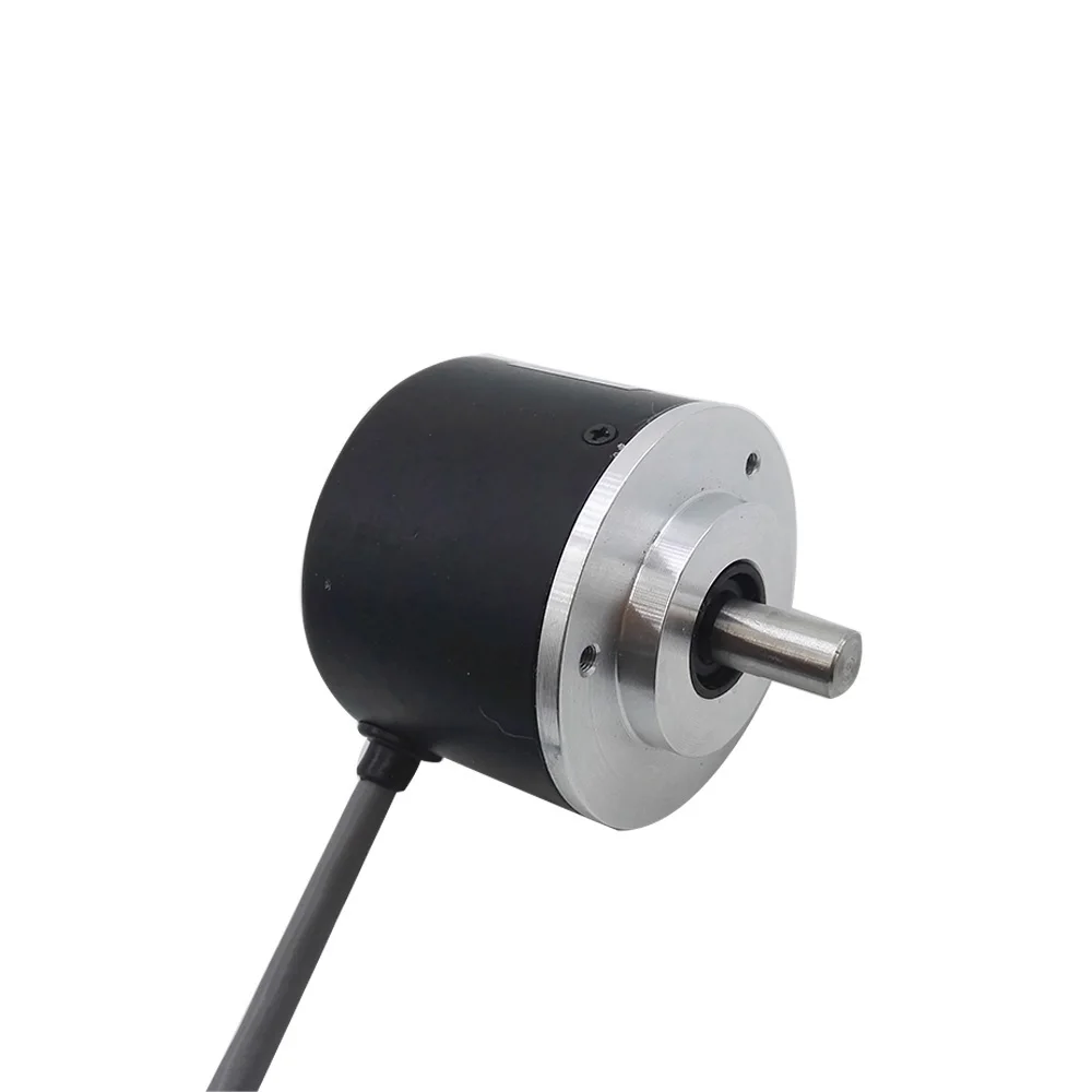 MultiPurpose Aluminum Solid Shaft Rotating Incremental Encoder 730V PVC Cable for Measuring
