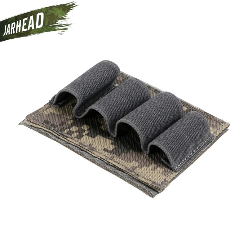 Тактические Buttstock Molle военный Высококачественный нейлон 4 ружья оболочки патроны