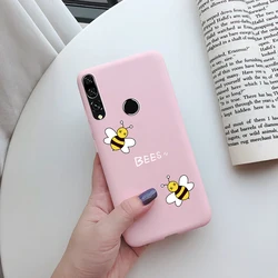 Stylish Cartoon TPU Silicone Cover for Huawei Honor 9X Premium (Pink)