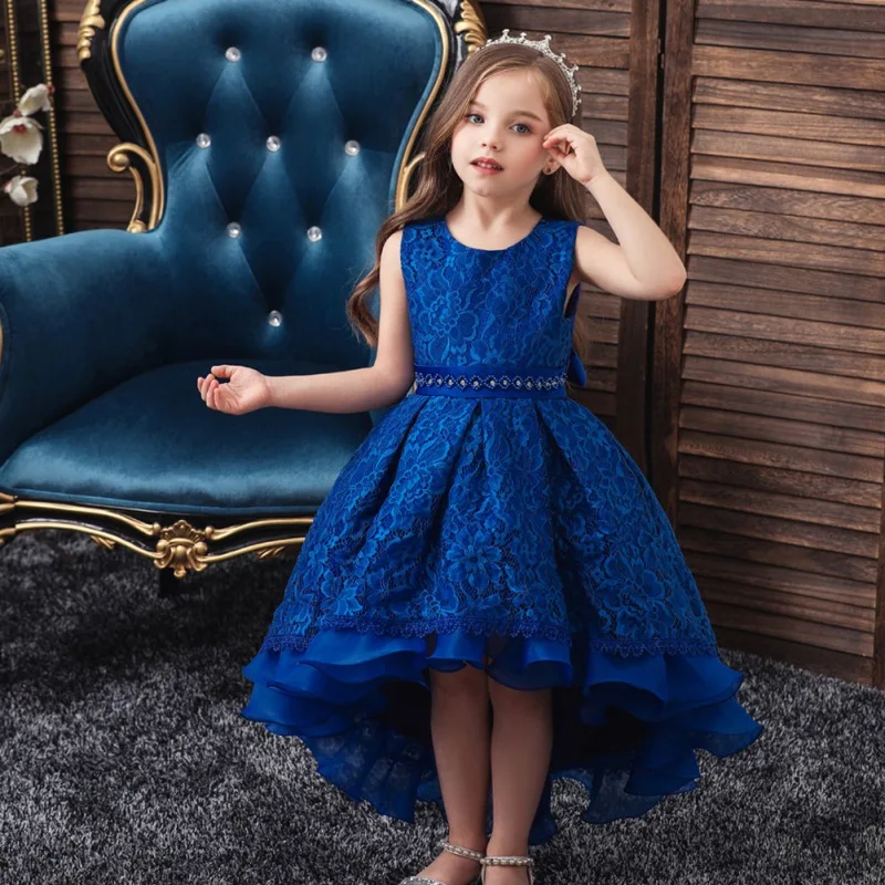 

Children Clothes Birthday Dresss Vestidos infantil Sleeveless Princess Party Kids Dresses for Girls Cute Children Clothing 2020
