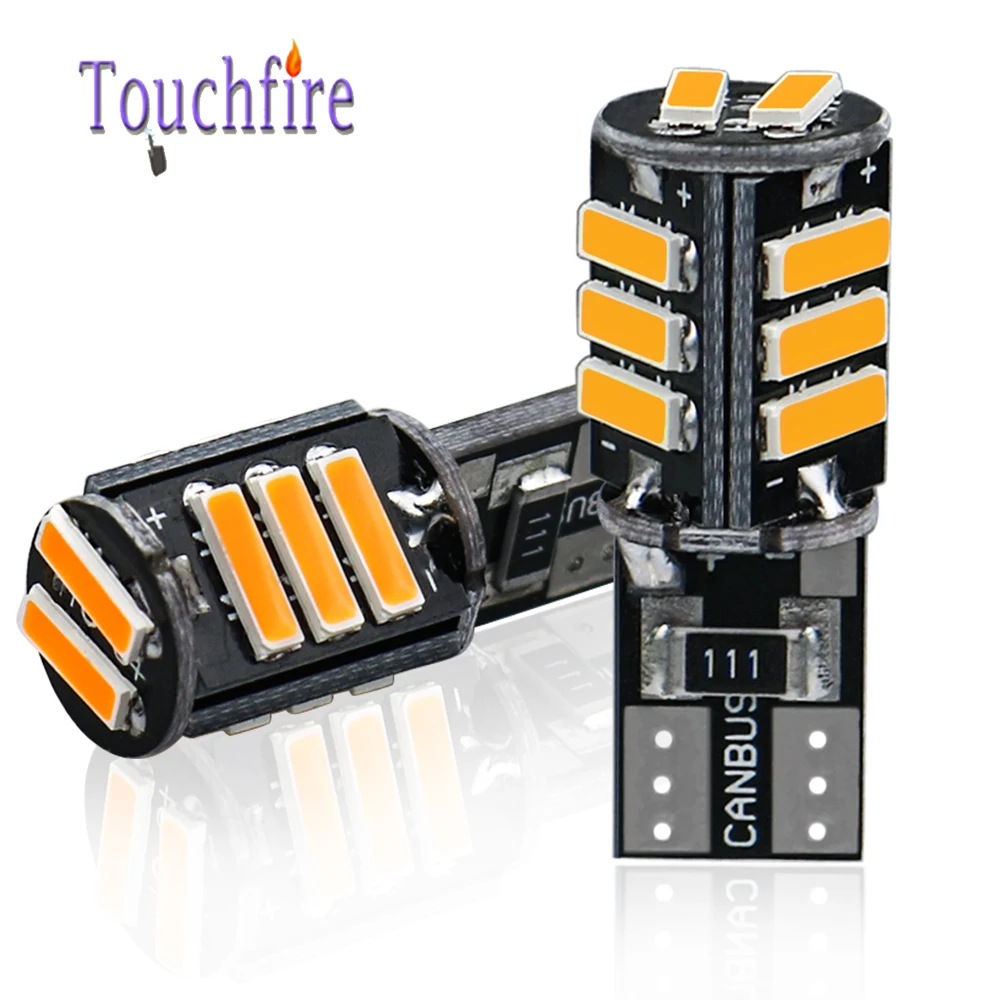 100 шт. Canbus Error Free T10 W5W 194 168 автомобильные лампы 7020 SMD 11LED авто Интерьер светильник зазор сигнала торможения внешний светильник 12V