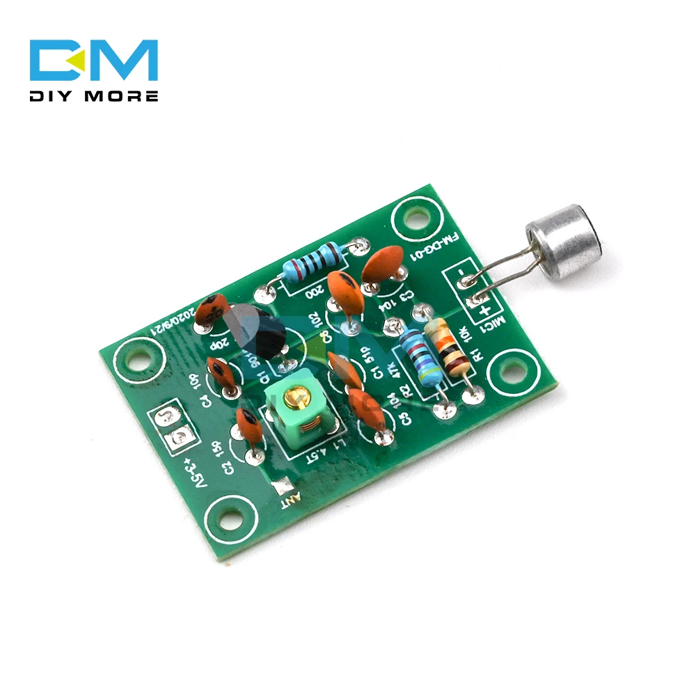 FM Receiver Transmitter Module Mini Wireless Microphone Ham Radio