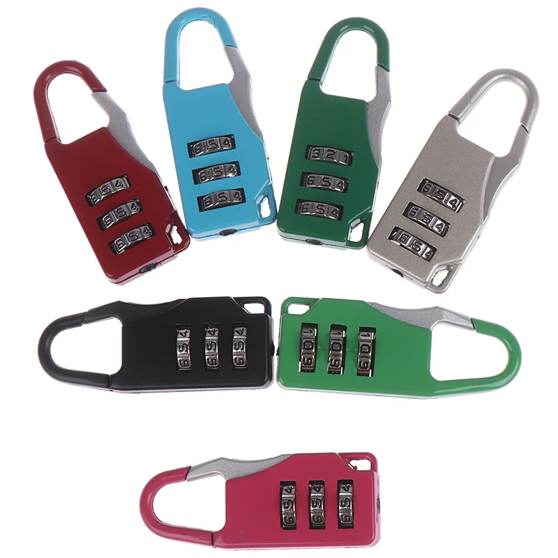 

Colorful Password Lock Password Combination Padlock Security Travel Safe Lock Zinc Alloy Suitcase Luggage Locker Bicycle Locks