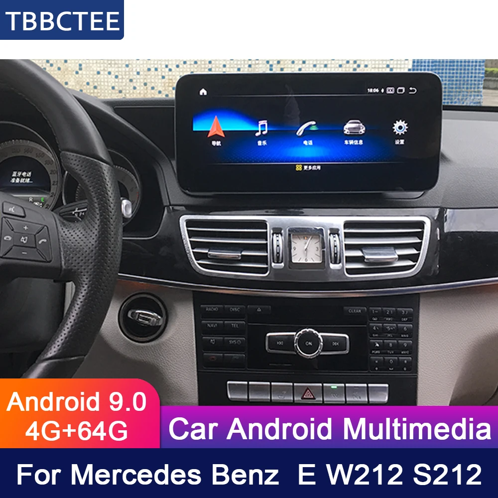 10,25 дюймов 4G 64G Android для Mercedes Benz MB E W212 S212 2010~ NTG автомобильный радиоэкран gps навигация Bluetooth WiFi Navi