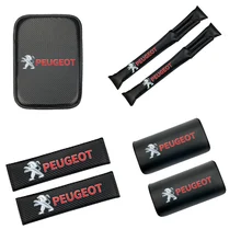 Автомобильный подлокотник Pad обложки универсальная центральной консоли сиденья авто Подлокотники коробка колодки для peugeot 206 207 307 3008 2008 308 408 508 301