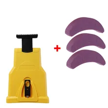 Affûteur de tronçonneuse Portable, scie à chaîne, pierre à aiguiser rapide, travail du bois, meulage, outils abrasifs