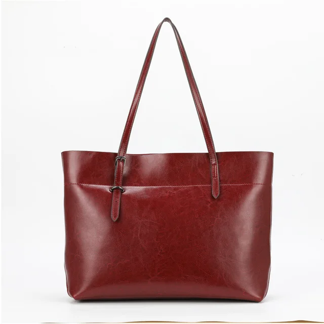 kattee vintage genuine leather tote bag