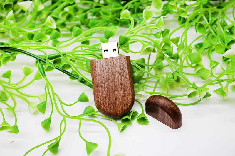 Wooden Memory Stick 64GB 32GB 16GB 8GB Flash Disk Mini Key Pendrive U Disk Flash Drive Reboto U Stick For Computer