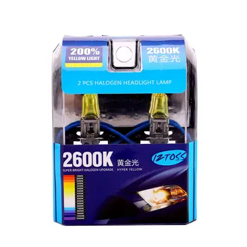 

Iztoss 2pcs/lot H3 12V 90W Golden Yellow Fog Light Bulbs 2600K