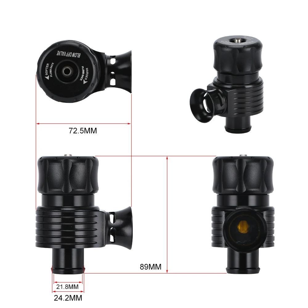 Válvula de descarga 1.8t universal turbo, válvula de pressão com buzina para audi a3 s3 a4 a6 a8 s4 tt 1.8 20v turbo»-5