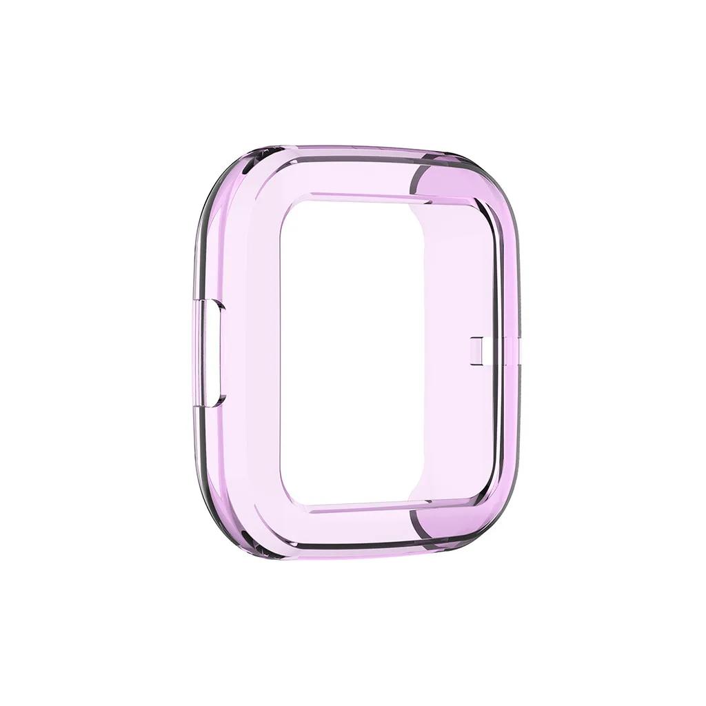 Тонкий защитный экран Чехол PC Рамка защитная оболочка для Fitbit Versa 2 часы с экранным протектором чехол Чехол для часов