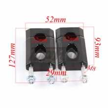 TDPRO 7/8 ''22 мм руль крепление Зажимы Бар стояки для 50 110 125cc велосипед грязи Honda CRF50 XR50 TTR50 KLX110 Yamaha Suzuki