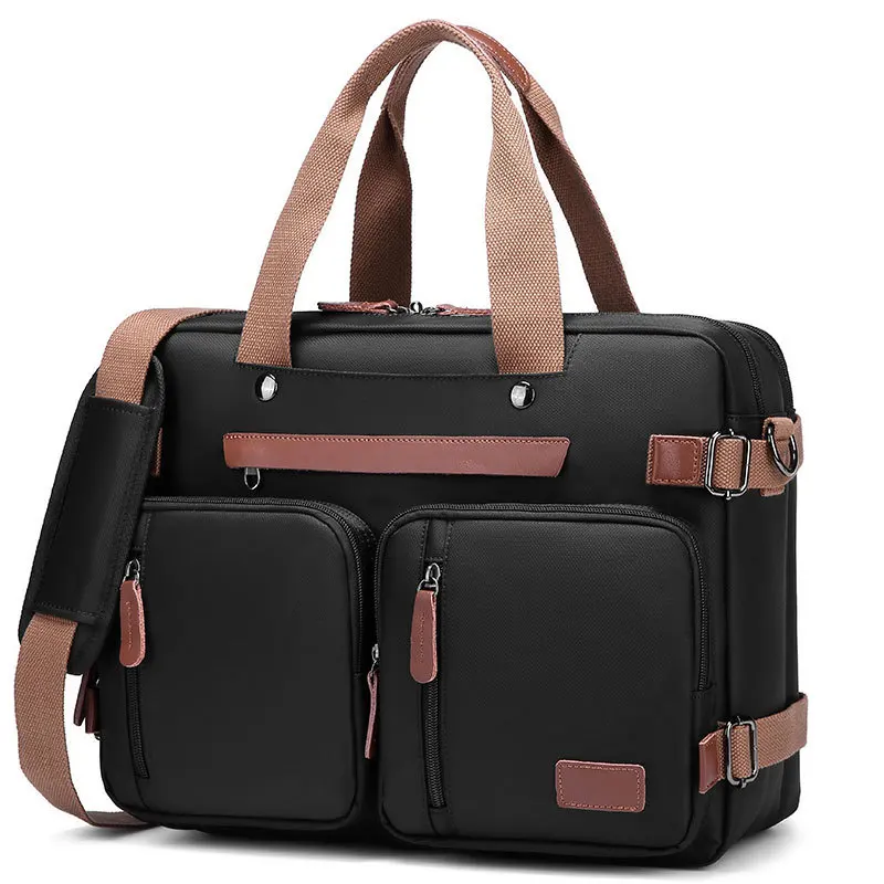 

Distribution Business Backpack USB Multi-functional Simple Waterproof Nylon Students Travel Men Computer Backpack