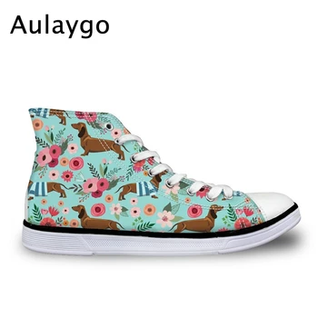 

Aulaygo Kawaii Dachshund Dog Print Sneakers For Children Running Toddler Shoes Girls Boy Flat Shoes Football Boots Outdoor Shoes