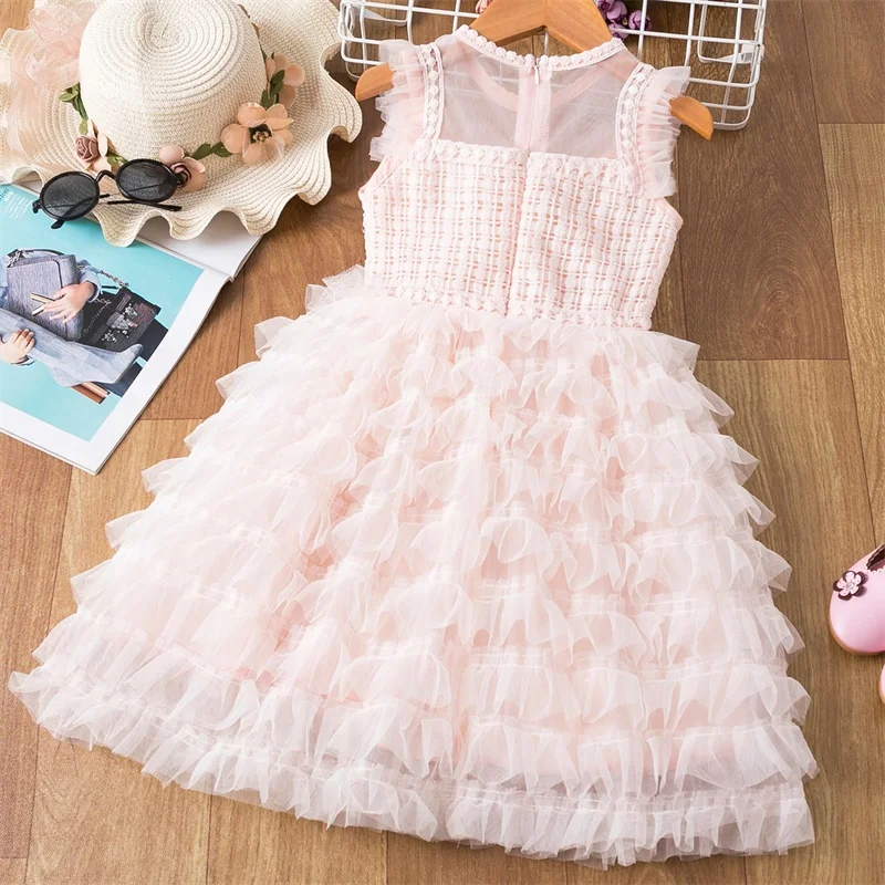 Snow White Anna Elsa Cosplay Costume Carnival Dresses For Girls Vestidos fantasia infantil Summer Princess Dress up Elsa 2 Print
