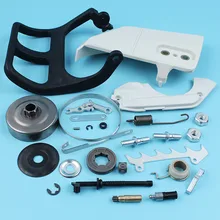 Kit d'engrenage pour STIHL MS170 MS180 017 018, couvercle de tambour d'embrayage, poignée de protection de pompe à huile, filtre à huile, chaîne de scie à chaîne, bande de frein à ressort