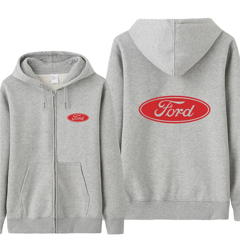 Осенние толстовки Ford мужские модные пальто флисовый пуловер унисекс мужские свитера Ford - Цвет: as picture
