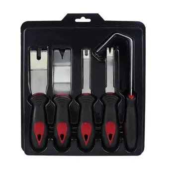 

5pcs Plastic Car Buckle Fastener Remover Car Door Panel Remover Door Panel Removal Tool Repair Tool Kit Disassembly Tool