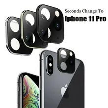 Подходит для Apple iPhone X XS MAX секундная Замена для iPhone11 PRO MAX наклейка на рассеиватель Модифицированная крышка камеры чехол из титанового сплава