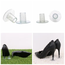 70 Pairs/Lot Silicone High Heel Covers Plastic Shoe Heel Protector for Grass High Heel Guards in Shoe Care Kit for Wedding Party