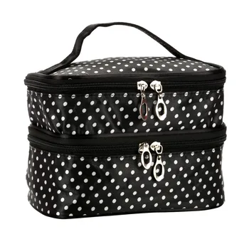 

1pc Dot Cosmetic Storage Bag Box Cosmetic Makeup Bag Organizer Travel Cosmetic Box Toiletry Bag Case