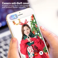 FONKEN kamera internetowa suwak pokrywa kamery laptopa Starry Sky PC kamera internetowa pokrywa dla Macbook Ultra cienki telefon komórkowy osłona obiektywu naklejki prywatności 3