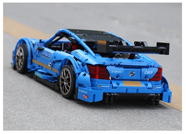 Blocos de Construção Técnica Motor Carro Compatível Moc-6687 C63 Velocidade Conjunto Tijolos Controle App rc Crianças Brinquedo Presente 20005 Dhl 20 c63 velocidade carro conjunto blocos de construção