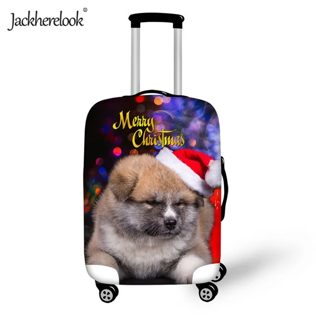 CA5333L Jackherelook рождественский багажный чехол дорожный костюм чехол защитные чехлы Милая тележка для животных Чехол протектор - Цвет: CA5333L