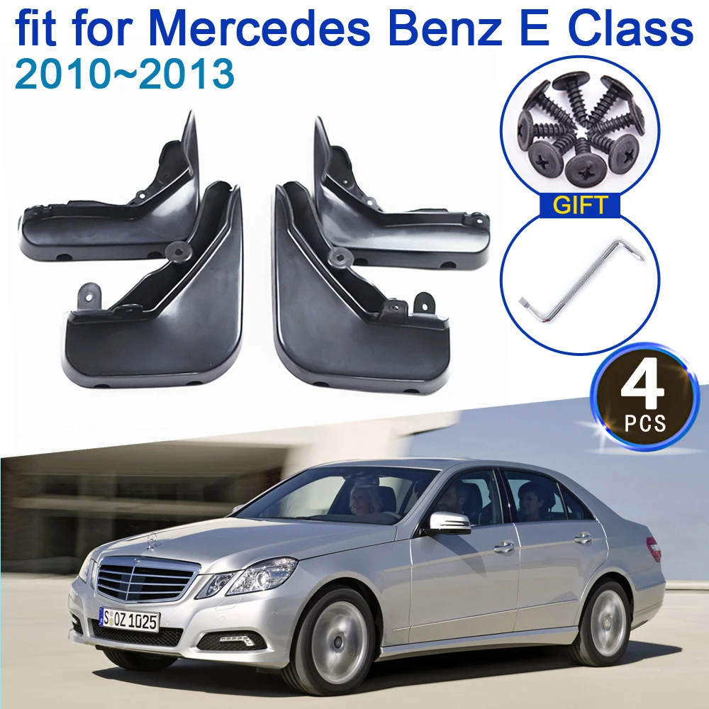Автомобильный брызговик для Mercedes Benz E Class Sedan 2010 ~ 2013 W212 4 шт. аксессуары стайлинга