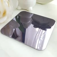 Grey Зеркальные настенные наклейки для украшения комнаты Декоративные наклейки сердце любовь Рождество елка лист дети девочка Детские Растения R052 - Цвет: Grey