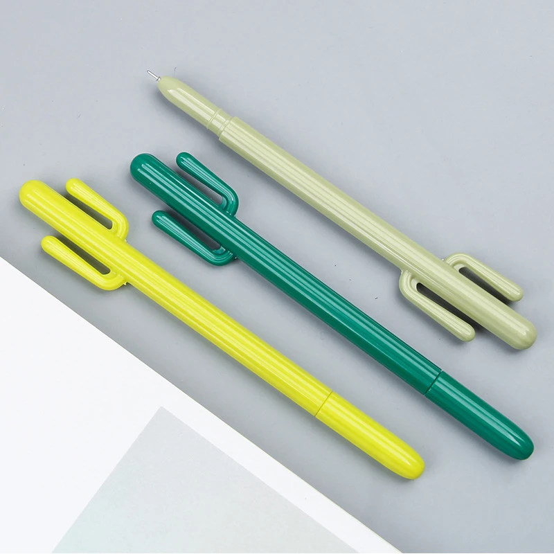 

Signing Pen Cactus Gel Pen Plant Black Pen Office Pen Student Stationery
