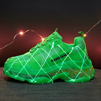 

Luminous Paris old shoes women's shoes 2021 new Korean wild thick-soled increased sneakers