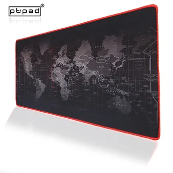 

Large Mouse Pad World Map Mause Pad Red Lock Gamer Big Mouse Computer Mousepad Gaming Mouse Pad Rubber Surface Keyboard Desk Mat