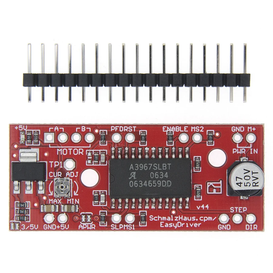 A3967 шаговый двигатель EasyDriver Motor Driver макетная плата для 3D принтера модуль